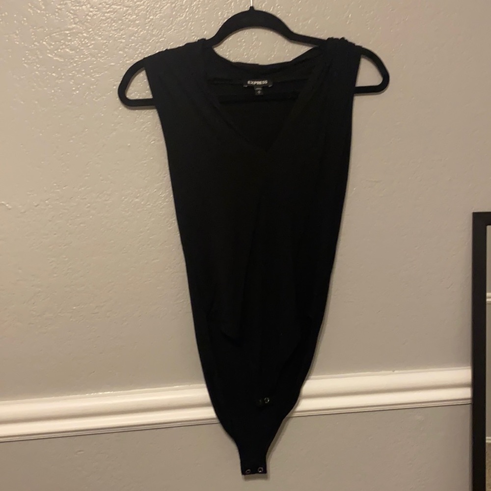 Black sleeveless body suit express